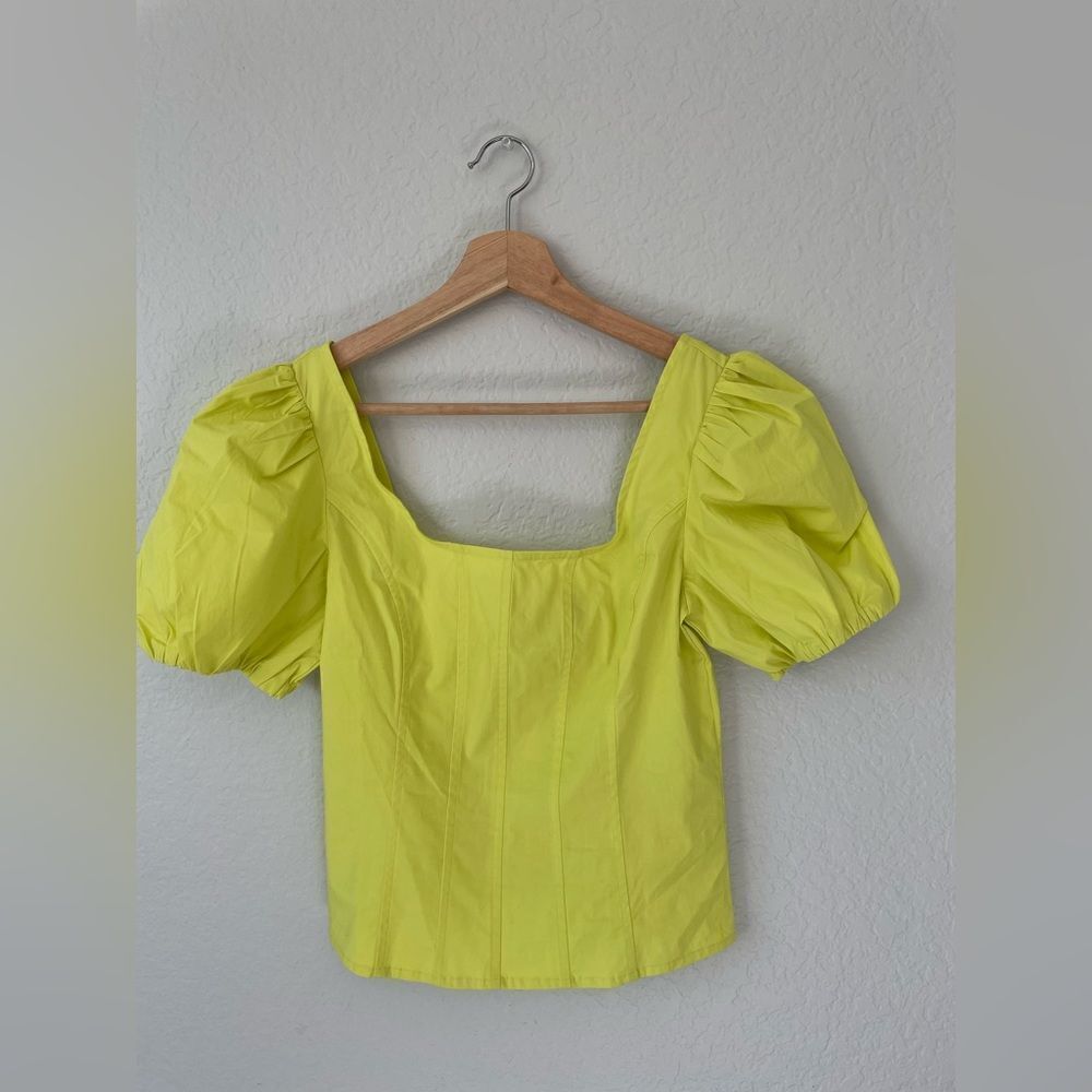 NWT J crew lemon sorbet corset top women size 2 - Picture 3 of 7